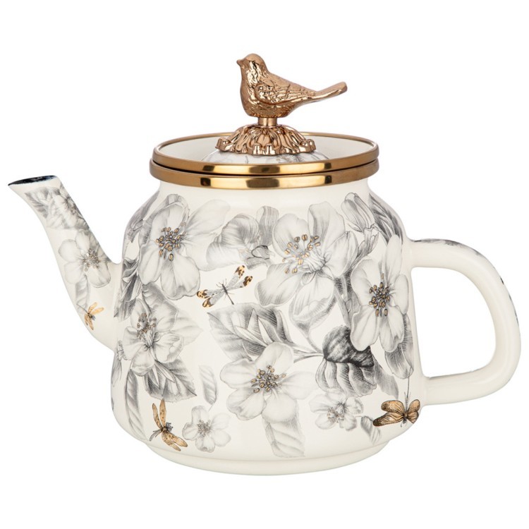 Чайник эмалированный lefard, серия яблоневый сад, 1,0л подходит для индукцион.плит Lefard (950-738)