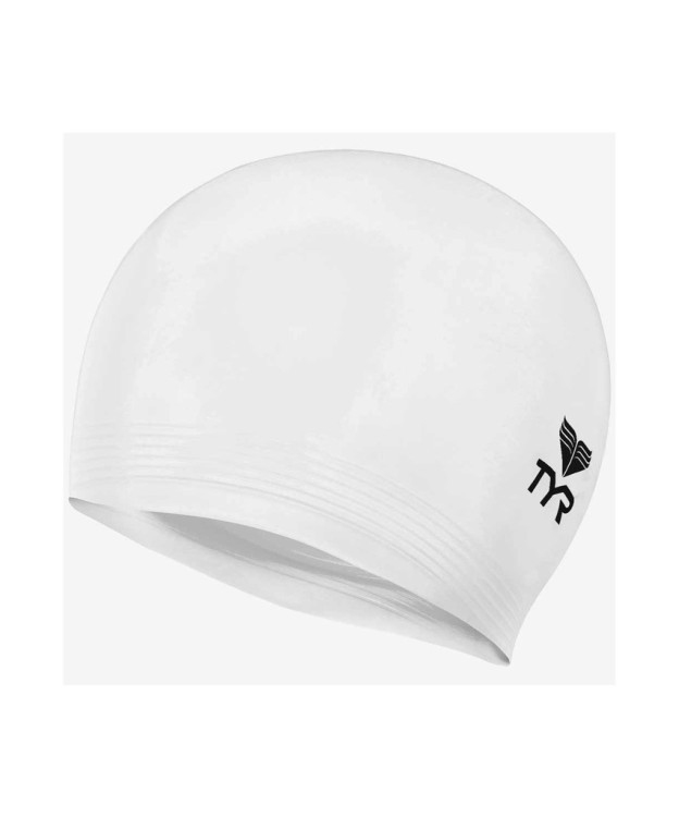 Шапочка плавательная Latex Swim Cap, латекс, LCL/100, белый (724325)