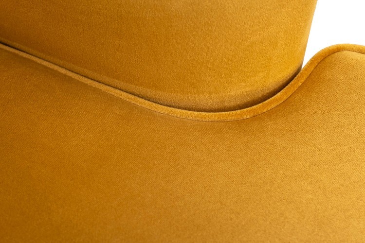 Кресло Rimini велюр горчичный Colton 022-ORANG 74*84*104см с подушкой (TT-00011016)