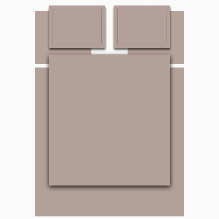 Кпб,king size,"solid" капучино, сатин, хлопок 100%,п.240х260-1шт,пр.260х260-1шт,н.50х70-2шт/70х70-2ш Lefard (989-004-18)