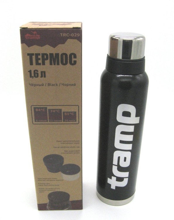 Термос 1,6 л. Tramp TRC-029 (черный) (53917)