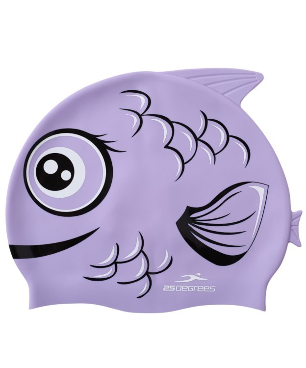 Шапочка для плавания Miso Purple, силикон, детский (2104928)