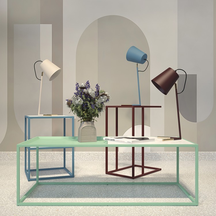 Лампа настольная byokko, D20х47 см, бежевая (76845)