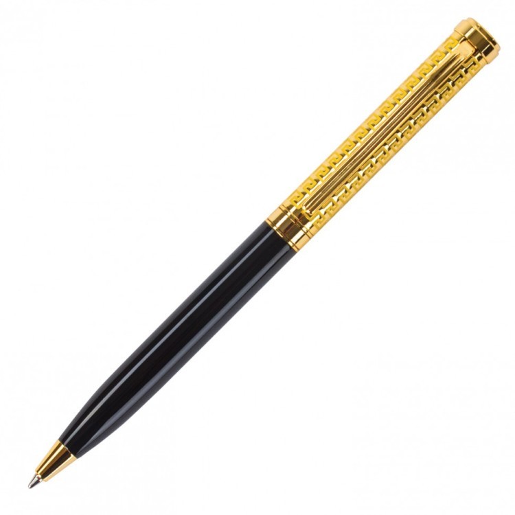 Ручка подарочная шариковая Galant Empire Gold корпус черный с золотистым синяя 140960 (1) (90782) Ручка подарочная шариковая Galant Empire Gold корпус черный с золотистым синяя 140960 (1) (90782)