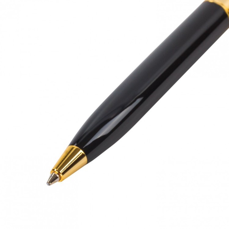 Ручка подарочная шариковая Galant Empire Gold корпус черный с золотистым синяя 140960 (1) (90782) Ручка подарочная шариковая Galant Empire Gold корпус черный с золотистым синяя 140960 (1) (90782)