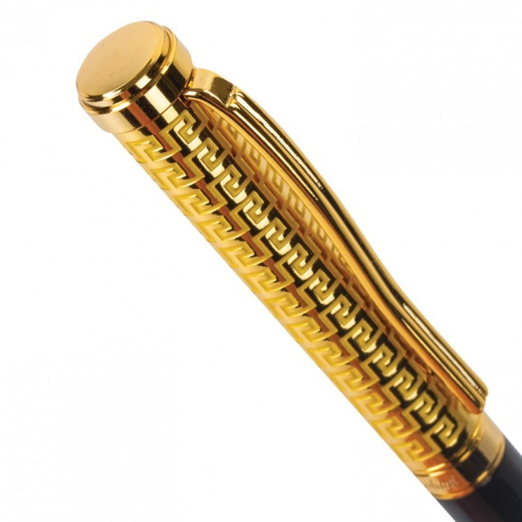 Ручка подарочная шариковая Galant Empire Gold корпус черный с золотистым синяя 140960 (1) (90782) Ручка подарочная шариковая Galant Empire Gold корпус черный с золотистым синяя 140960 (1) (90782)