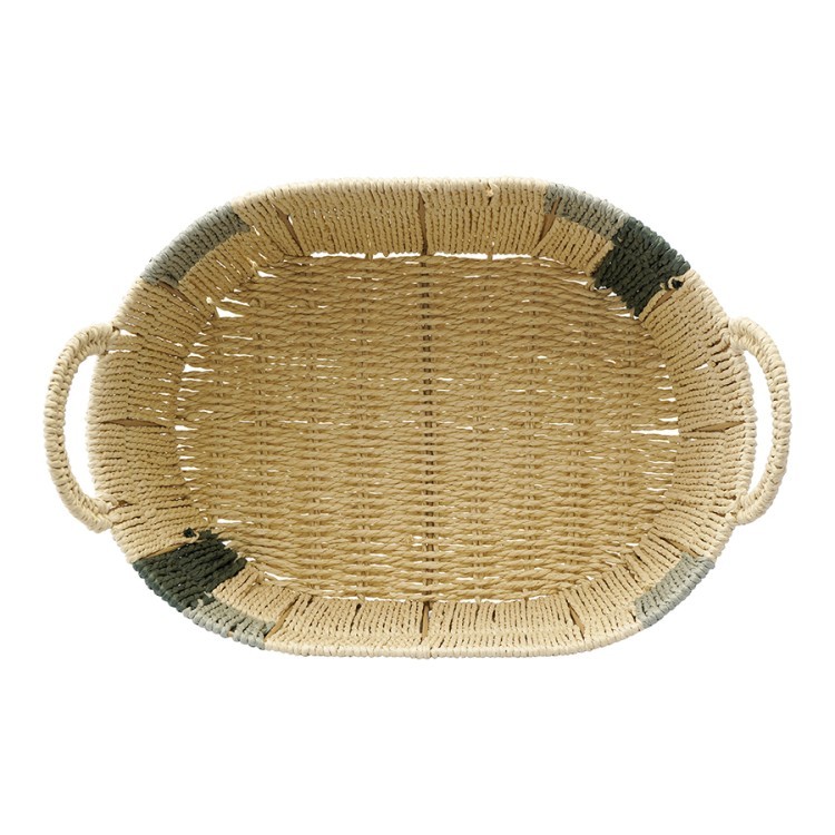 Корзина плетеная овальная bodhran sage из коллекции ethnic, размер m (77235)