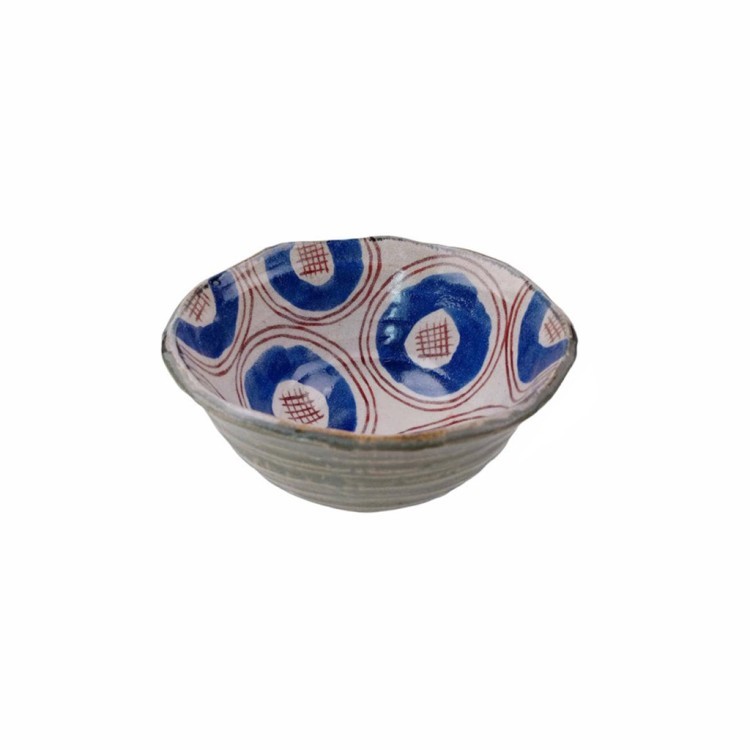Чаша 25-Y5-7, 13, ручная работа/каменная керамика, blue/white, ROOMERS TABLEWARE