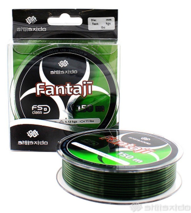 Леска Shii Saido Fantaji, 150 м, 0,467 мм, до 14,99 кг, черно SFF150-0,467 (70975)