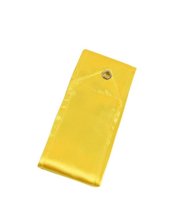 Лента для художественной гимнастики AGR-201 4м, с палочкой 46 см, желтый (402154)