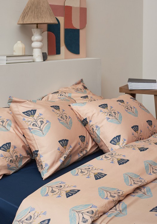 Комплект постельного белья "Летний цветок" из премиального сатина из коллекции russian north, 150х200 см (78448)