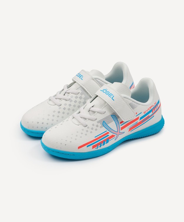 Бутсы зальные JOGEL Evofly IN Talant White/blue, детский (2134473)
