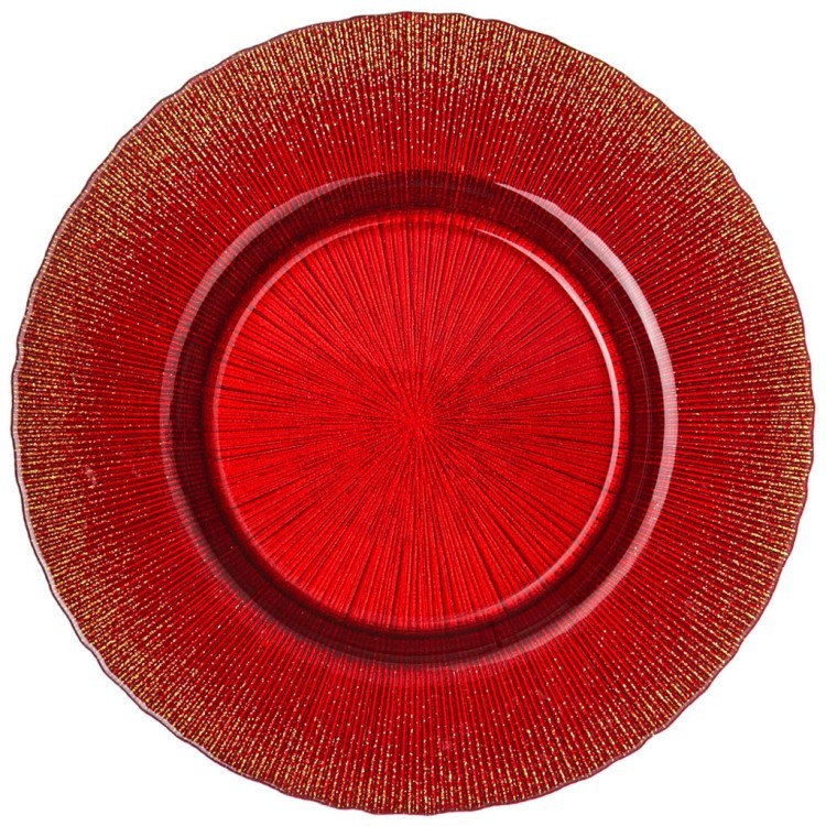 Тарелка "merry red" 21 см мал.уп.=6шт. Bronco (336-156)