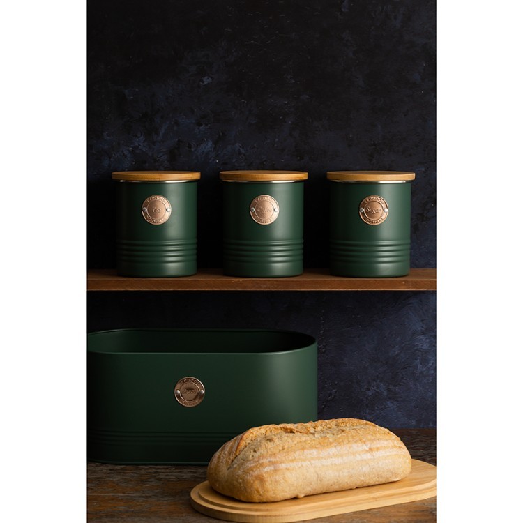 Банка для чая living, 1 л, зеленая (73407)