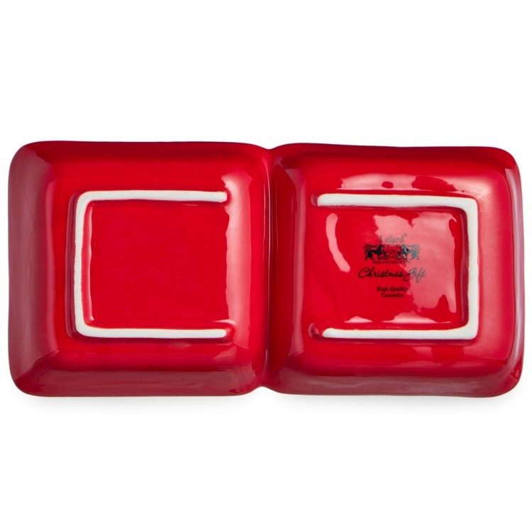 Менажница 2 секции коллекция "christmas gift" 22*11*10,5 см Lefard (230-536)