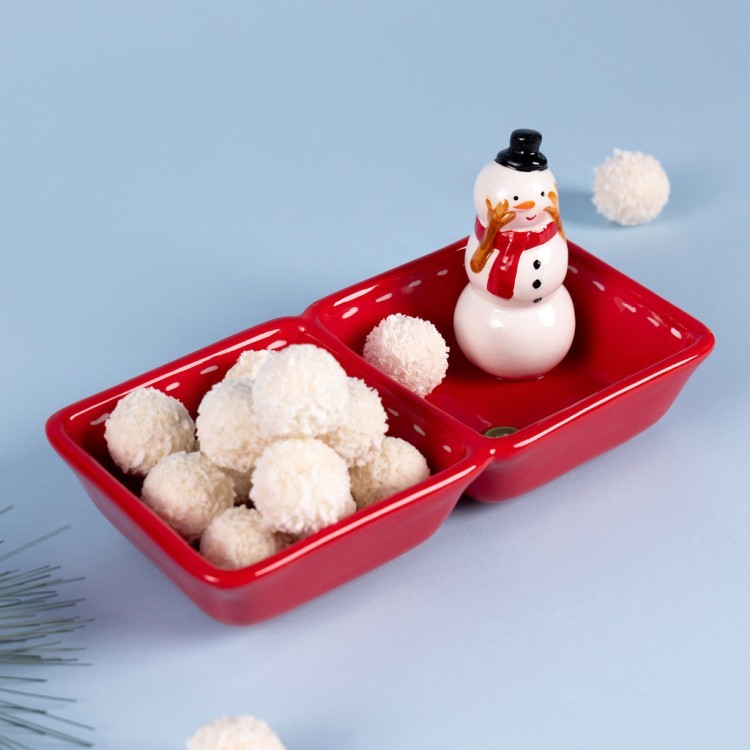 Менажница 2 секции коллекция "christmas gift" 22*11*10,5 см Lefard (230-536)