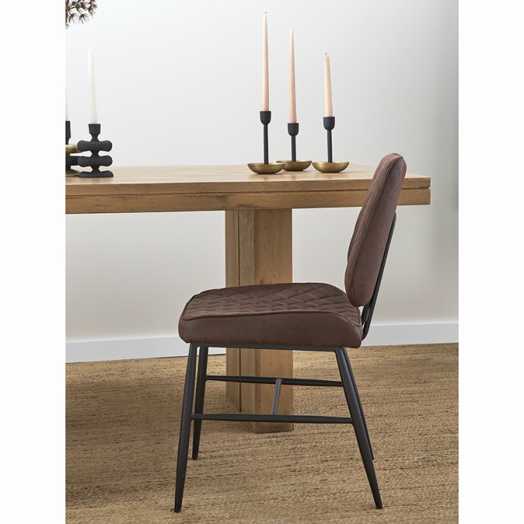 Стул maril, экокожа, темно-коричневый (74318) Стул maril, экокожа, темно-коричневый (74318)