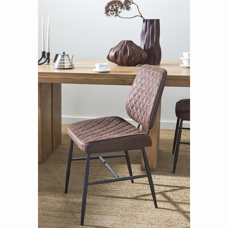 Стул maril, экокожа, темно-коричневый (74318) Стул maril, экокожа, темно-коричневый (74318)