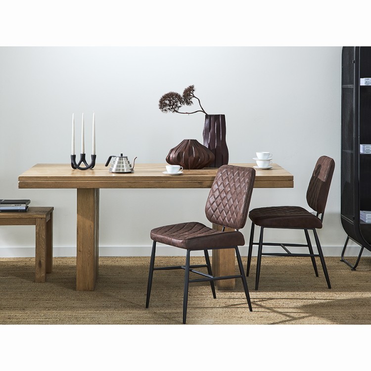 Стул maril, экокожа, темно-коричневый (74318) Стул maril, экокожа, темно-коричневый (74318)