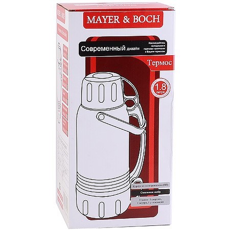 Термос 1,8л + 3 чашки ст/колба Mayer&Boch (31415) Термос 1,8л + 3 чашки ст/колба Mayer&Boch (31415)