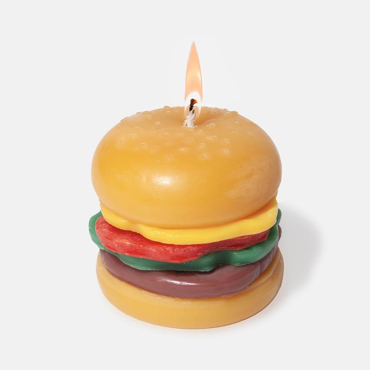 Свеча fast food, burger, 6 см (78596)