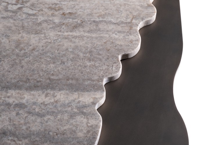 Стол журнальный Travertine 120*120*29см (TT-00016043)