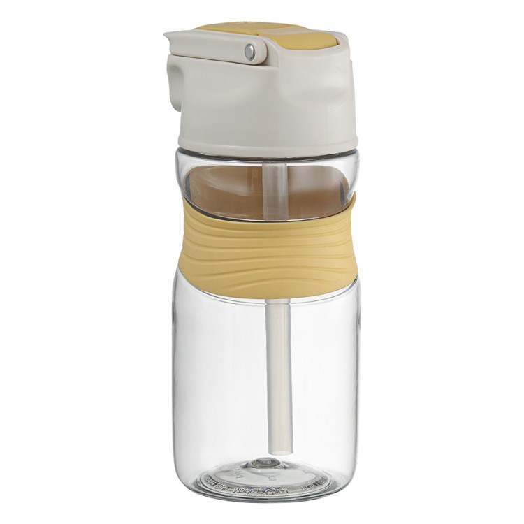 Бутылка для воды slow sip, 450 мл, желтая (74671)