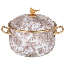 Набор кастрюль lefard эмалированных серия royal garden, 6пр. 2,1л, 2,8л и 3,8л Lefard (950-776)