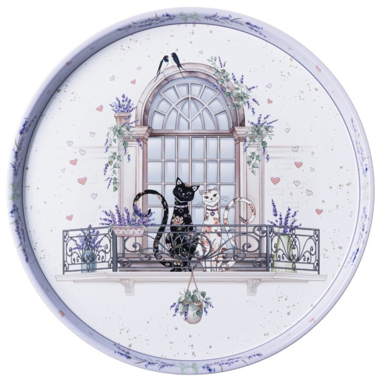 Поднос сервировочный agness 33*2,1 см Agness (898-250)