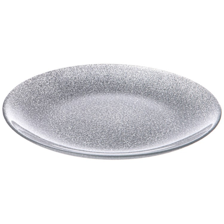 Тарелка "party" silver 21 см мал.уп.=6шт. Bronco (336-203)