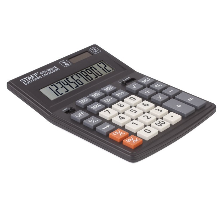 Калькулятор настольный Staff PLUS STF-333 12 разрядов 250415 (1) (64936)