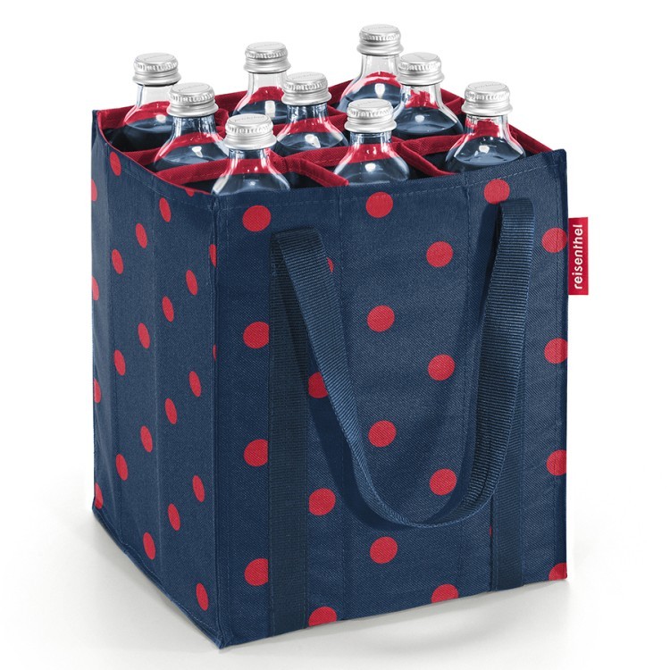 Сумка-органайзер для бутылок bottlebag mixed dots red (73090)