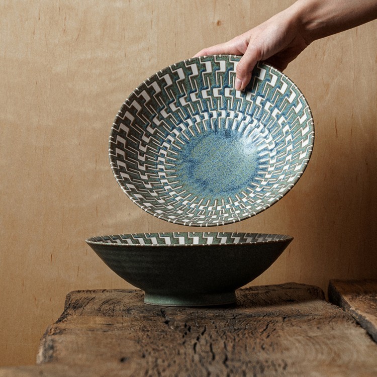 Чаша 16866, 25.5, фарфор, green, TOKYO DESIGN