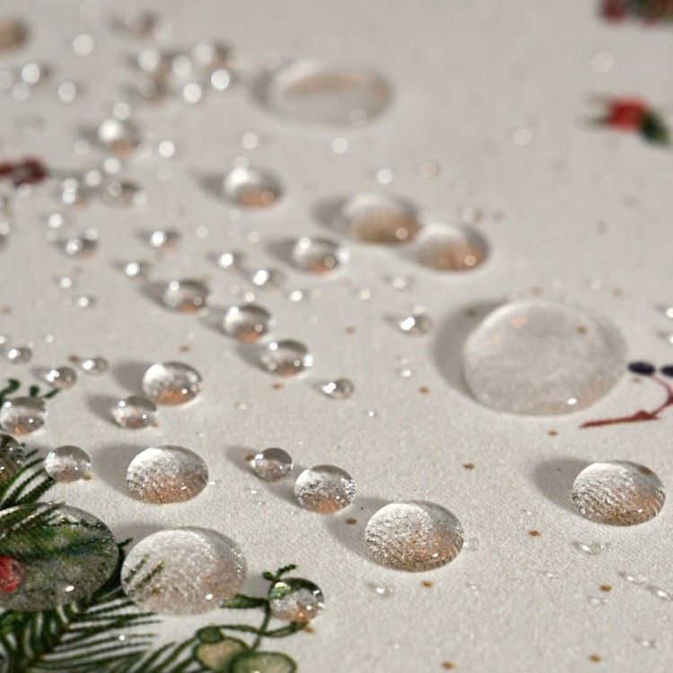 Скатерть круглая "celebration"150 см  ,бежевый, 100% хлопок ,твил горох с пропиткой Lefard (850-734-27)