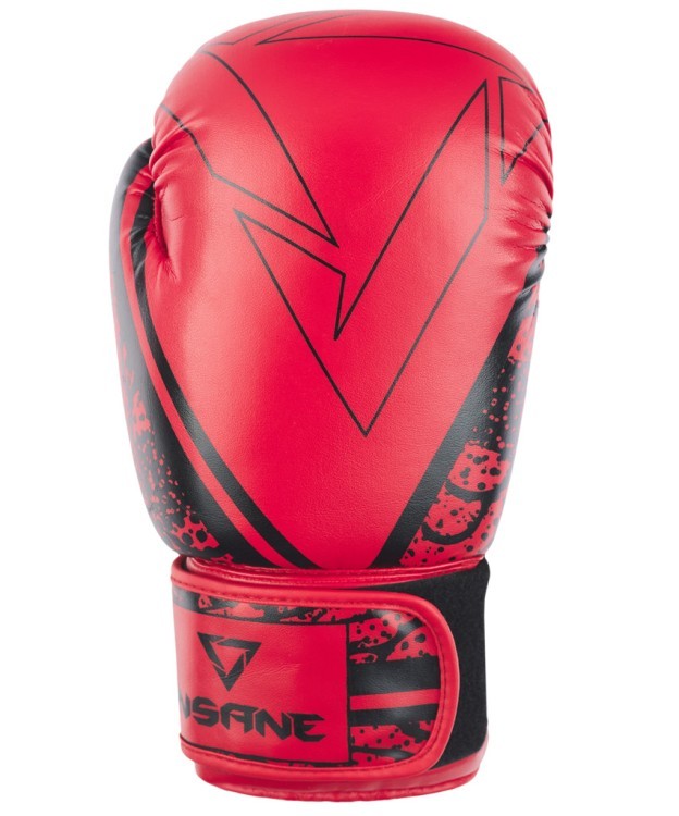 Перчатки боксерские ODIN, ПУ, красный, 14 oz (1738640)