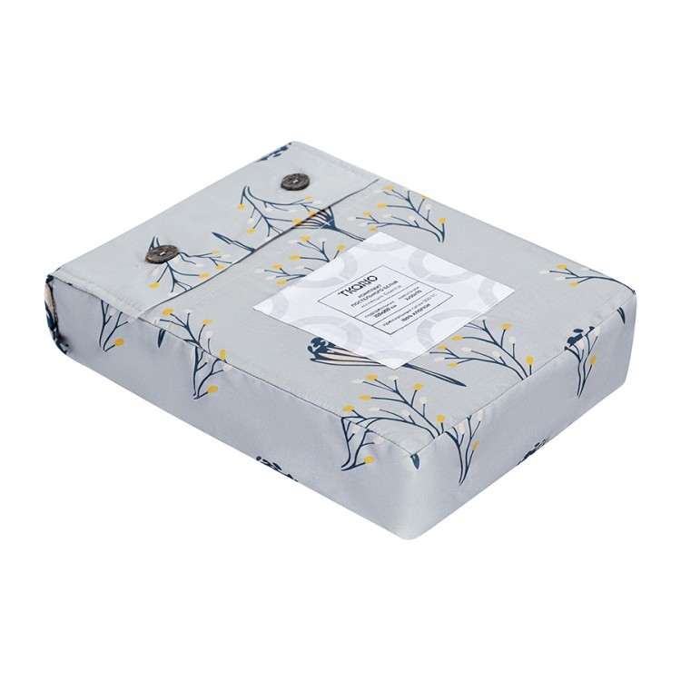 Комплект постельного белья "Полевые цветы" из премиального сатина из коллекции russian north, 150х200 см (78450)