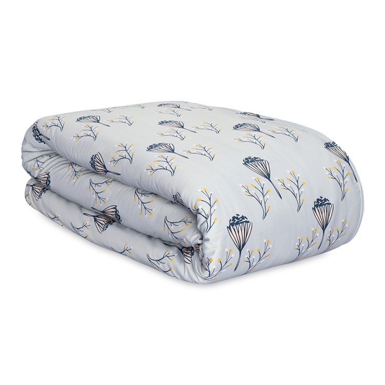 Комплект постельного белья "Полевые цветы" из премиального сатина из коллекции russian north, 150х200 см (78450)