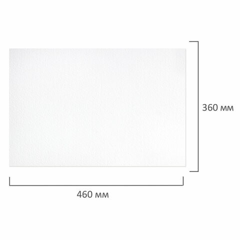 Бумага для акварели 360x460 мм Brauberg Art Premiere 10 листов 300 г/м2 крупное зерно 113229 (1) (85377)
