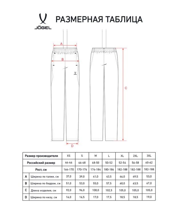 Брюки парадные JOGEL PREMIER PerFormDRY Woven Pants, темно-синий (1587187)