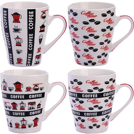 Кружка 340 мл Coffee Time (мин.4 шт)LR (31237)