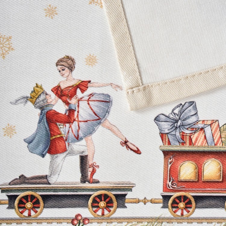 Набор полотенец из 2 шт "щелкунчик" 40х60см  бежевый,100%хлопок,твил Lefard (850-757-6)