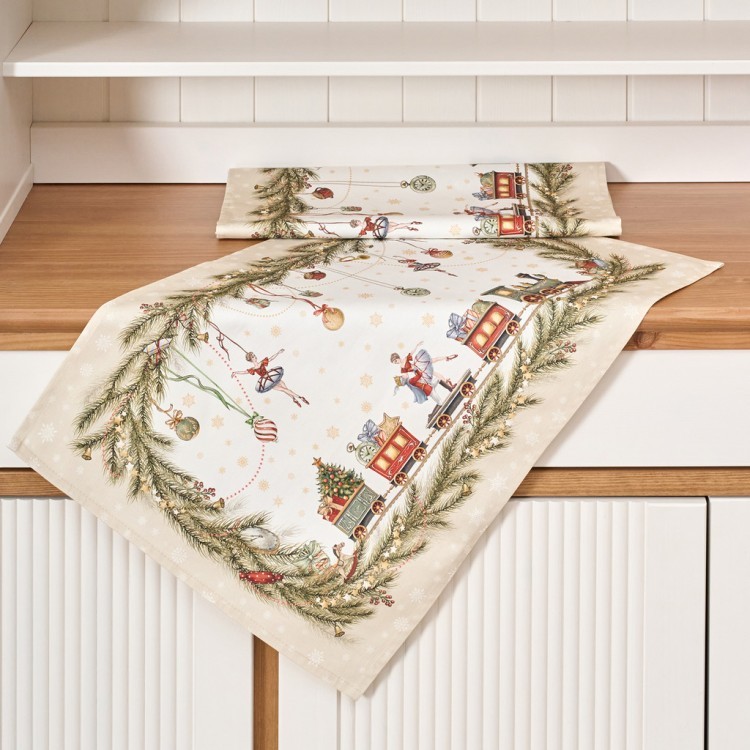 Набор полотенец из 2 шт "щелкунчик" 40х60см  бежевый,100%хлопок,твил Lefard (850-757-6)