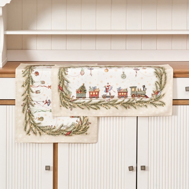 Набор полотенец из 2 шт "щелкунчик" 40х60см  бежевый,100%хлопок,твил Lefard (850-757-6)