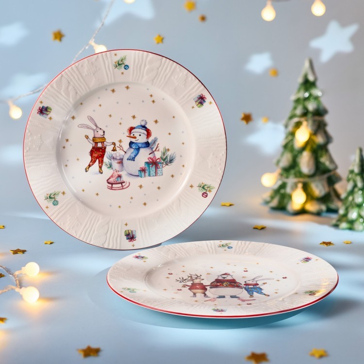 Набор тарелок обеденных lefard "winter story" 2 шт. 26,5 см Lefard (425-264) Набор тарелок обеденных lefard "winter story" 2 шт. 26,5 см Lefard (425-264)