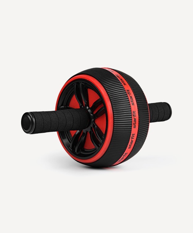 БЕЗ УПАКОВКИ Ролик для пресса STARFIT RL-109, широкий, красный/черный (2122183) БЕЗ УПАКОВКИ Ролик для пресса STARFIT RL-109, широкий, красный/черный (2122183)