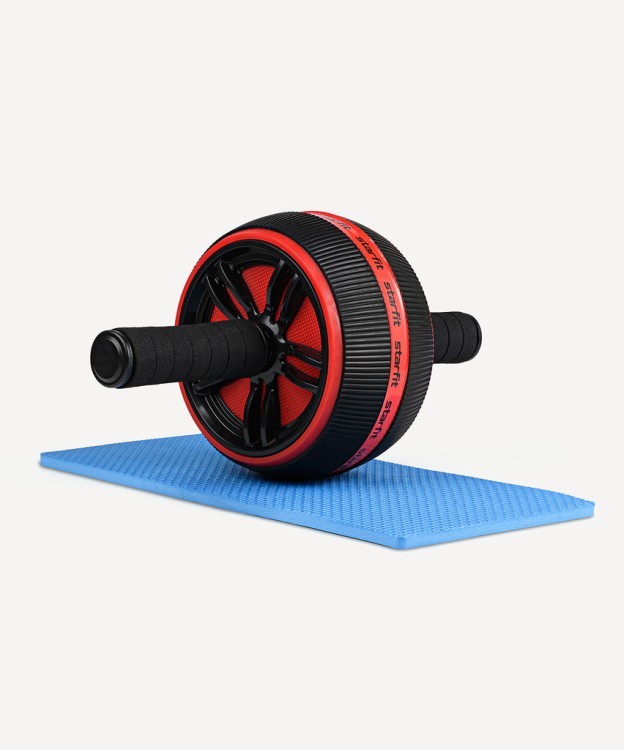 БЕЗ УПАКОВКИ Ролик для пресса STARFIT RL-109, широкий, красный/черный (2122183) БЕЗ УПАКОВКИ Ролик для пресса STARFIT RL-109, широкий, красный/черный (2122183)