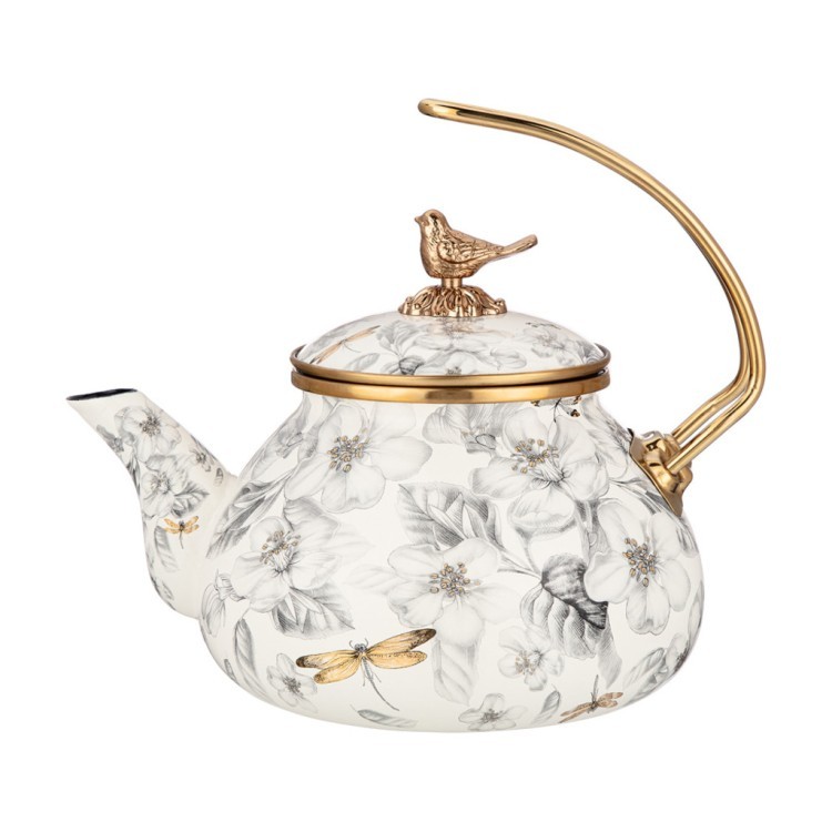 Чайник эмалированный lefard, серия яблоневый сад, 2,2л подходит для индукцион.плит Lefard (950-737)