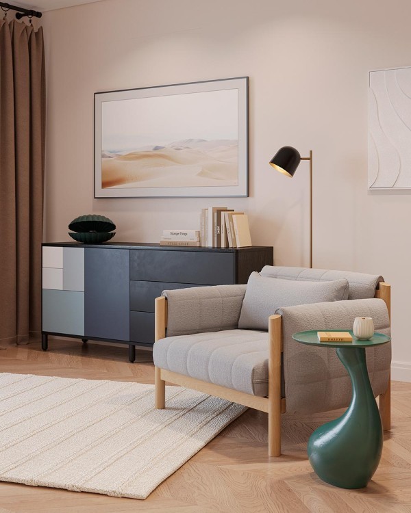 Столик приставной tiu, D36 см, зеленый (78228) Столик приставной tiu, D36 см, зеленый (78228)