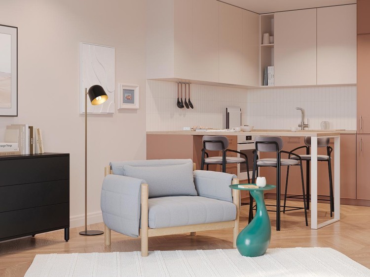 Столик приставной tiu, D36 см, зеленый (78228) Столик приставной tiu, D36 см, зеленый (78228)