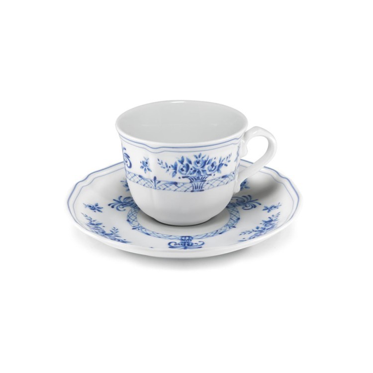 Кофейная пара LANT032BL151010/LANT032BL152130СНЯТО, фарфор, white, blue, LE COQ